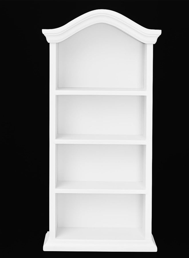 KH866 Miniature Book Shelf 1:12 Mini Bookshelf Dollhouse Furniture Accessories White Wooden Bookcase for Doll House, Books Storage Shelves, Classic Display Decoration Accessories, Cute Small Items - Image 5